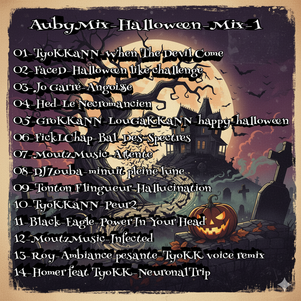 AubyMix – Halloween Mix episode artwork